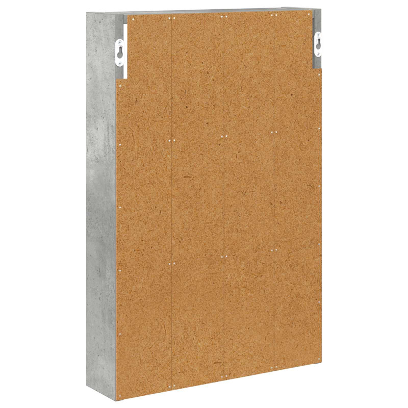 Szafka ścienna łazienkowa Betonowy Szary 40 x 10 x 60,5 cm