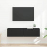 Szafka pod telewizor 2 pcs Czarny 60 x 31 x 29,5 cm