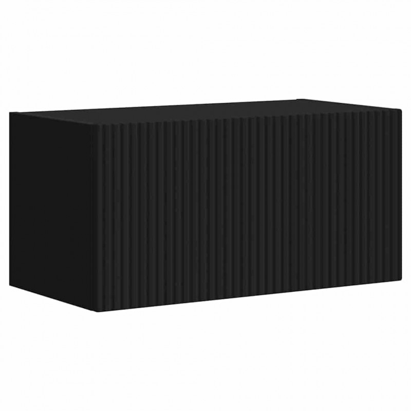 Szafka pod telewizor 2 pcs Czarny 60 x 31 x 29,5 cm