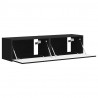 Szafka pod telewizor 2 pcs Czarny 60 x 31 x 29,5 cm