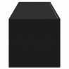 Szafka pod telewizor 2 pcs Czarny 60 x 31 x 29,5 cm