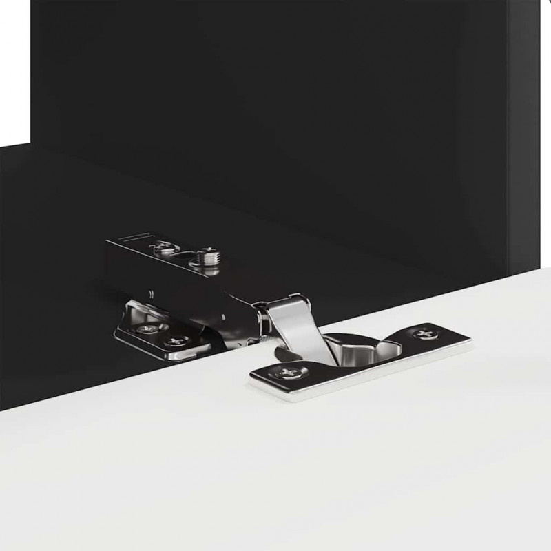 Szafka pod telewizor 2 pcs Czarny 60 x 31 x 29,5 cm