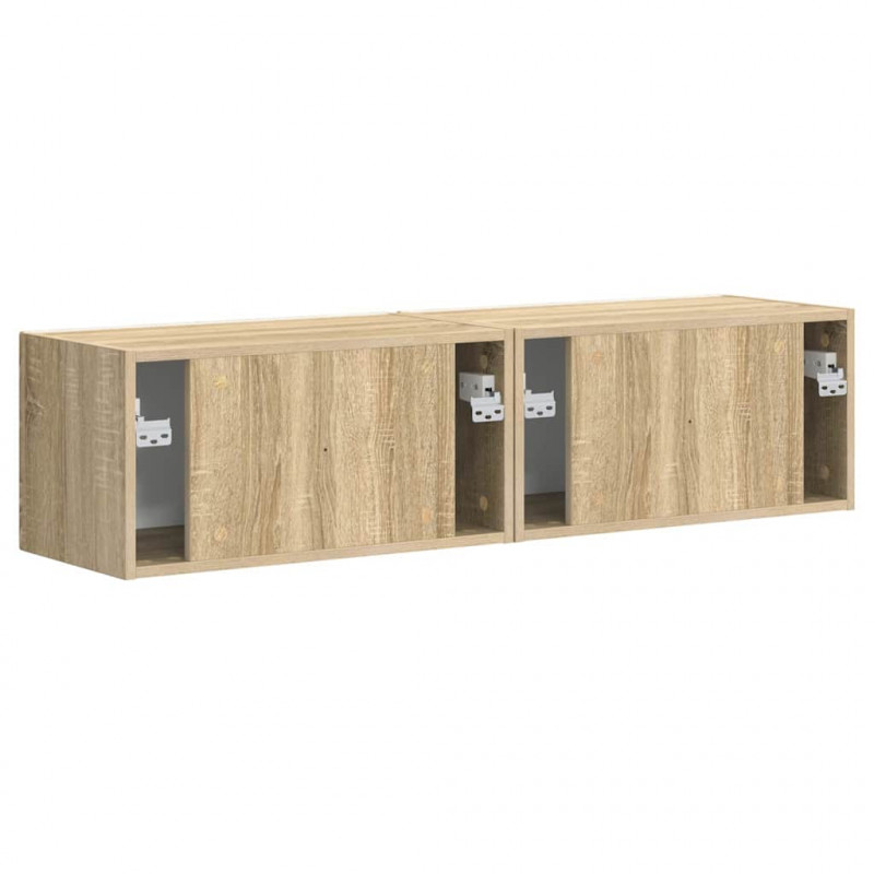 Szafka pod telewizor 2 pcs Sonoma 60 x 31 x 29,5 cm