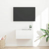 Szafka pod telewizor Błyszcząca biel 60 x 31 x 29,5 cm