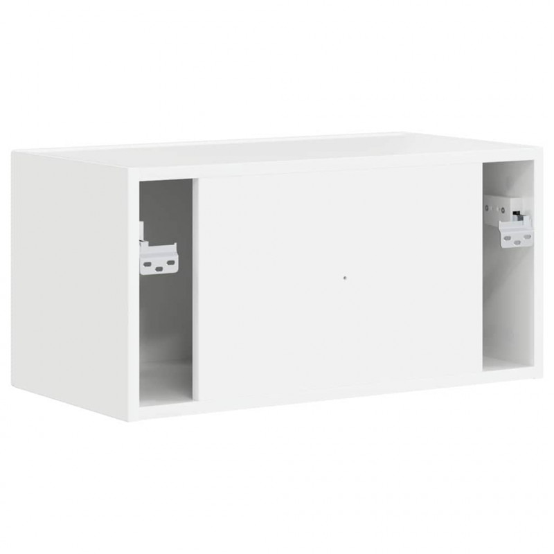 Szafka pod telewizor Błyszcząca biel 60 x 31 x 29,5 cm