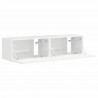 Szafka pod telewizor 2 pcs Błyszcząca biel 60 x 31 x 29,5 cm
