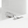 Szafka pod telewizor 2 pcs Błyszcząca biel 60 x 31 x 29,5 cm