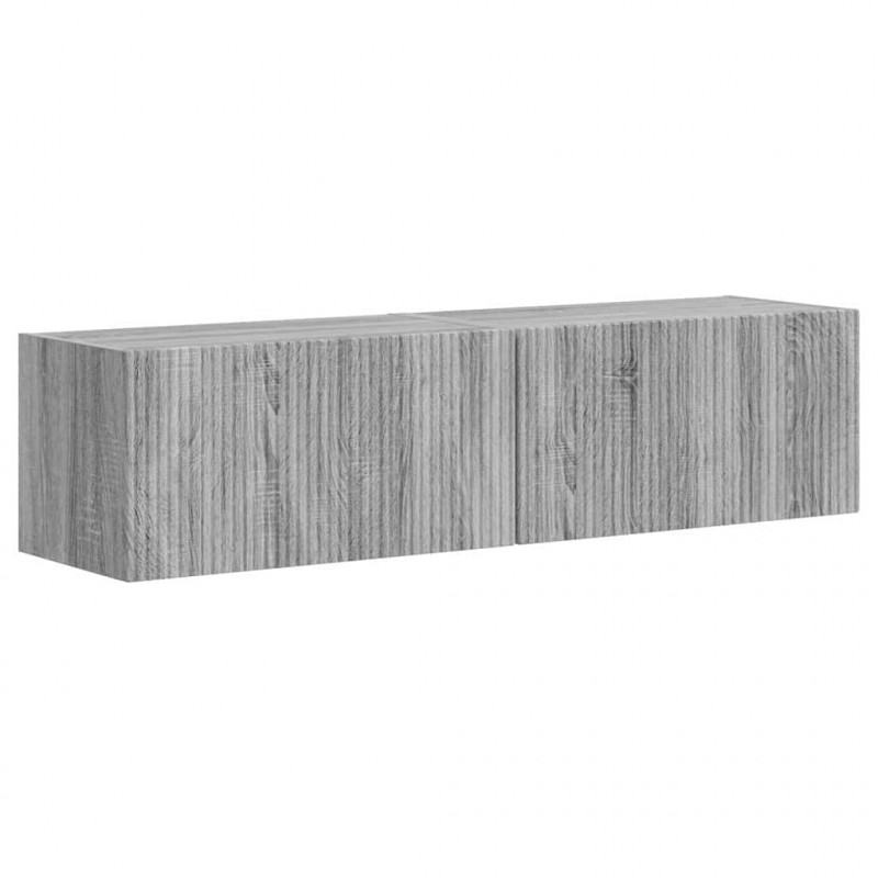 Szafka pod telewizor 2 pcs Szary Sonoma 60 x 31 x 29,5 cm