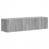 Szafka pod telewizor 2 pcs Szary Sonoma 60 x 31 x 29,5 cm