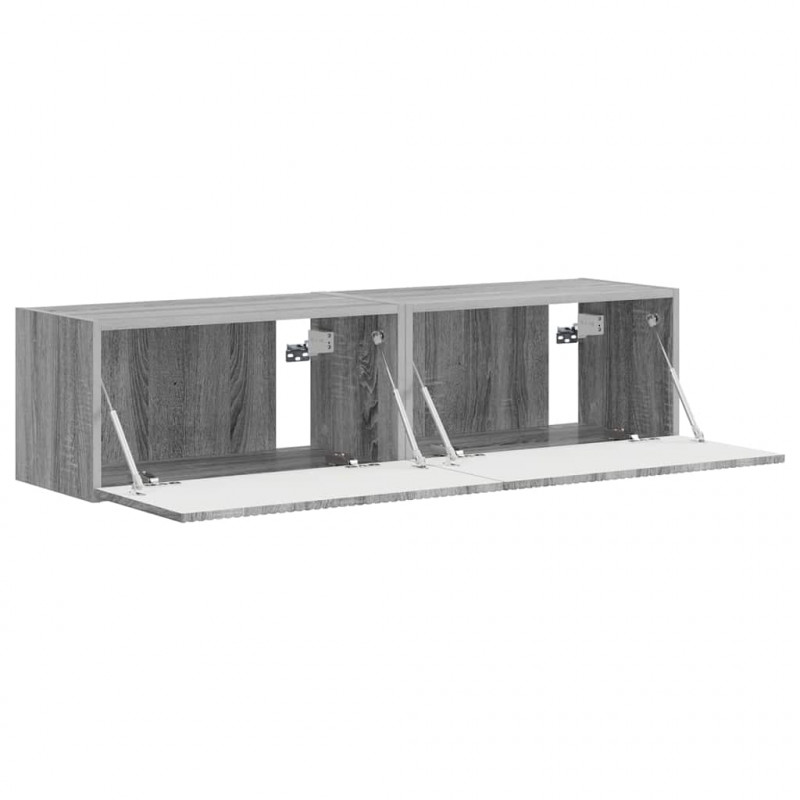 Szafka pod telewizor 2 pcs Szary Sonoma 60 x 31 x 29,5 cm