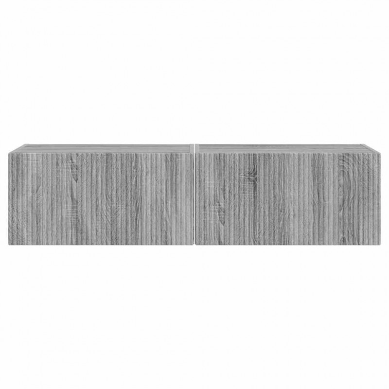 Szafka pod telewizor 2 pcs Szary Sonoma 60 x 31 x 29,5 cm