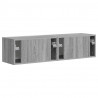 Szafka pod telewizor 2 pcs Szary Sonoma 60 x 31 x 29,5 cm