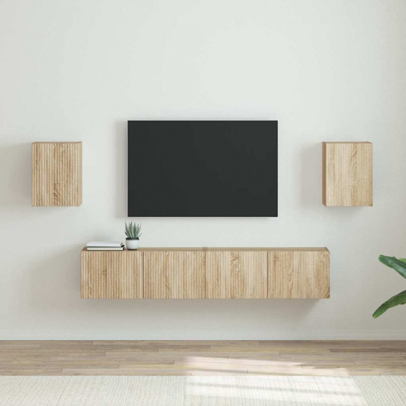 Szafka pod telewizor 2 pcs Sonoma 30 x 31 x 40 cm