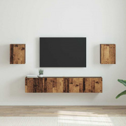 Szafka pod telewizor 2 pcs Stare drewno 30 x 31 x 40 cm
