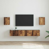 Szafka pod telewizor 2 pcs Stare drewno 30 x 31 x 40 cm