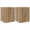 Szafka pod telewizor 2 pcs Dąb rzemieślniczy 30 x 31 x 40 cm