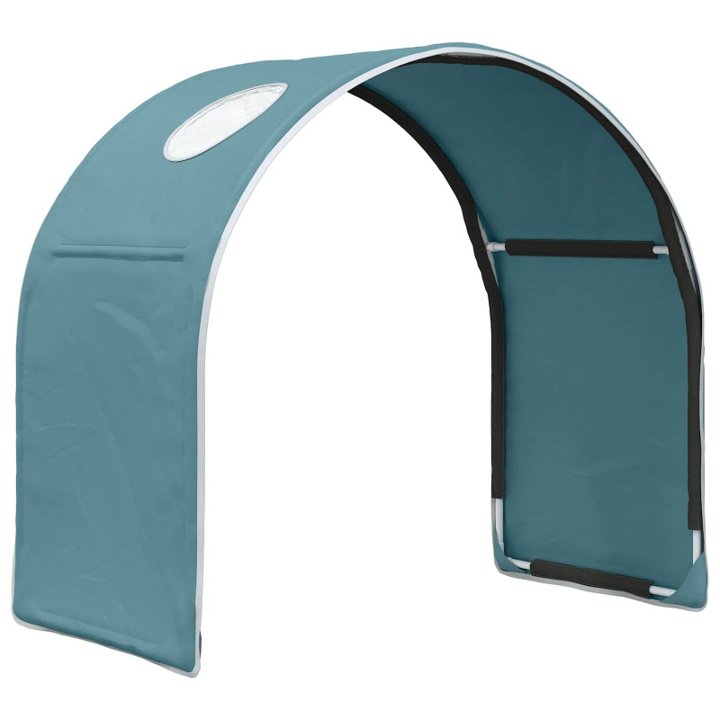 Tunel do łóżka 2 pcs Jasnoniebieski 211 x 52,5 x 2 cm Poliester