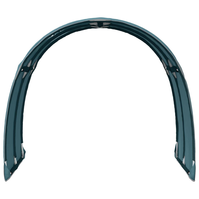 Tunel do łóżka 2 pcs Jasnoniebieski 211 x 67.5 x 2 cm Poliester