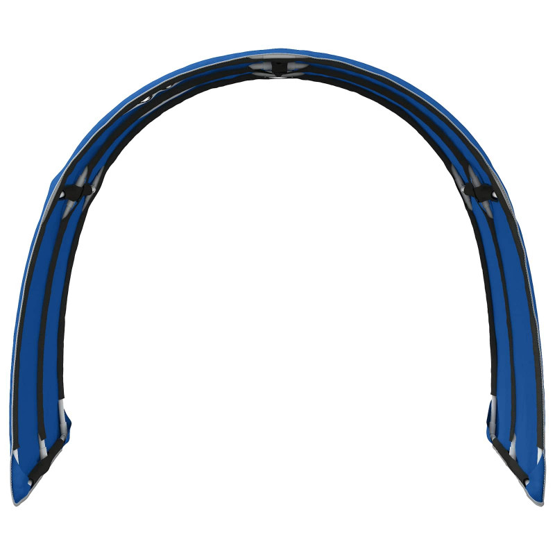 Tunel do łóżka 2 pcs Niebieski 211 x 67.5 x 2 cm Poliester