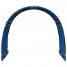 Tunel do łóżka 2 pcs Niebieski 211 x 67.5 x 2 cm Poliester
