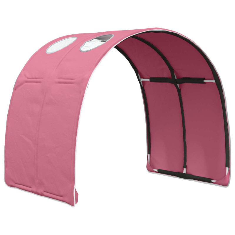 Tunel do łóżka 2 pcs Różowy 211 x 67.5 x 2 cm Poliester