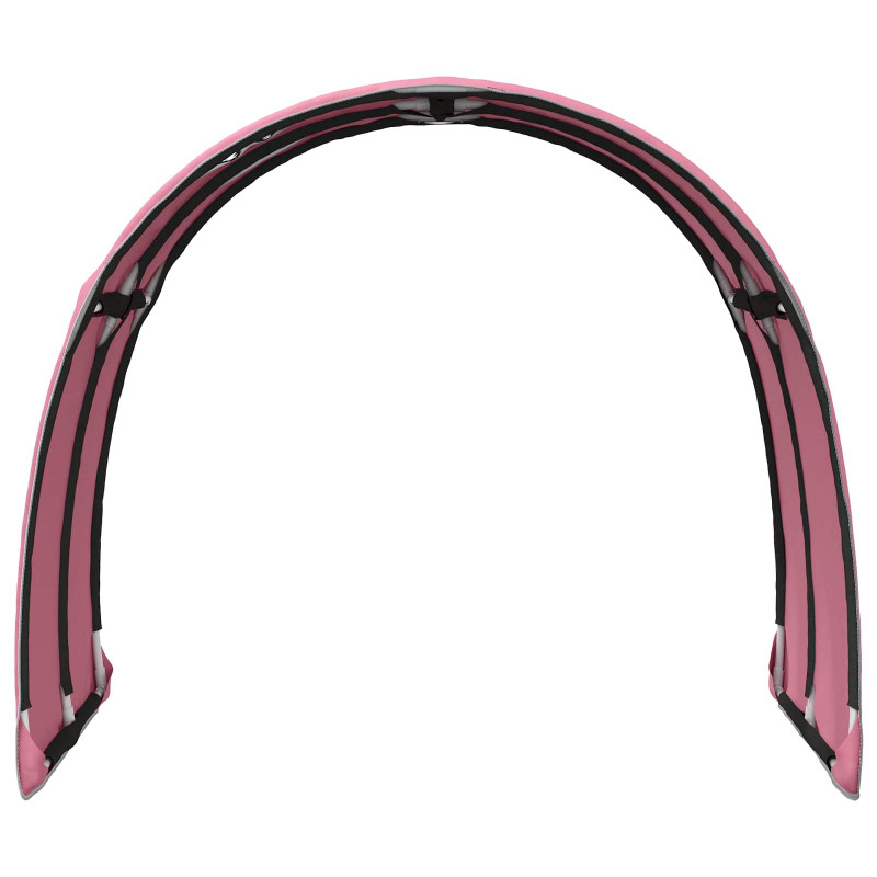 Tunel do łóżka 2 pcs Różowy 211 x 67.5 x 2 cm Poliester