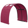Tunel do łóżka 2 pcs Czerwony 211 x 67.5 x 2 cm Poliester