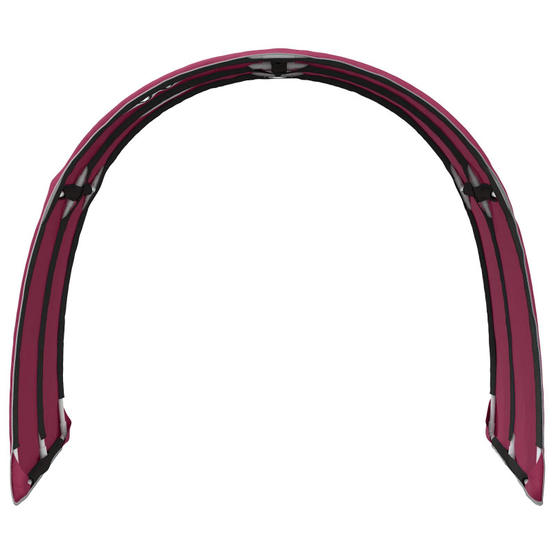 Tunel do łóżka 2 pcs Czerwony 211 x 67.5 x 2 cm Poliester