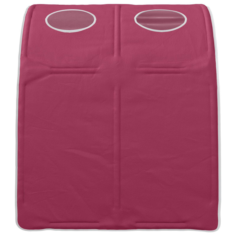 Tunel do łóżka 2 pcs Czerwony 211 x 67.5 x 2 cm Poliester