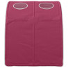 Tunel do łóżka 2 pcs Czerwony 211 x 67.5 x 2 cm Poliester