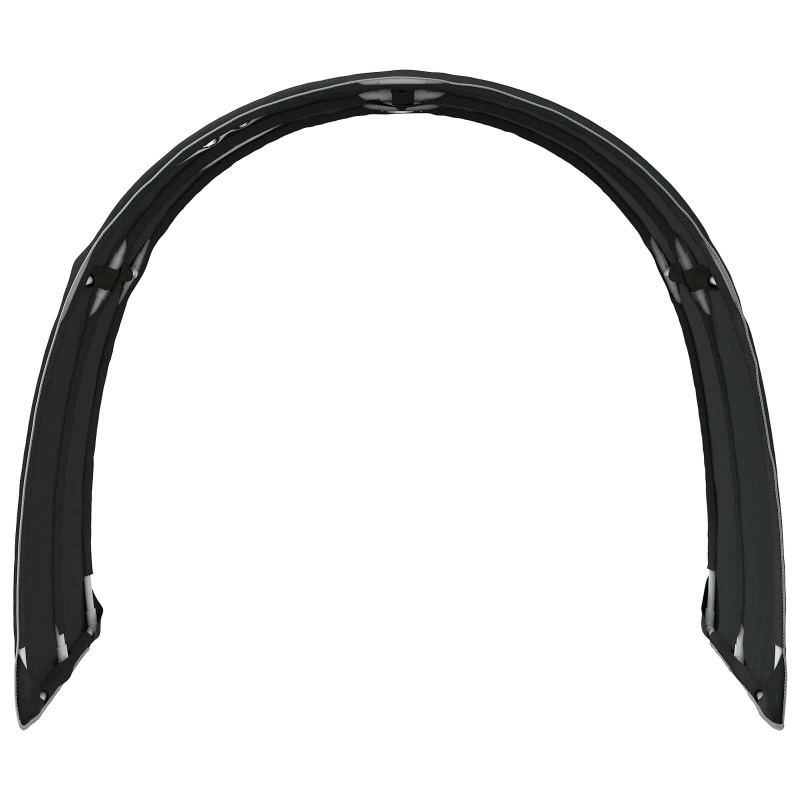 Tunel do łóżka 2 pcs Czarny 211 x 67.5 x 2 cm Poliester