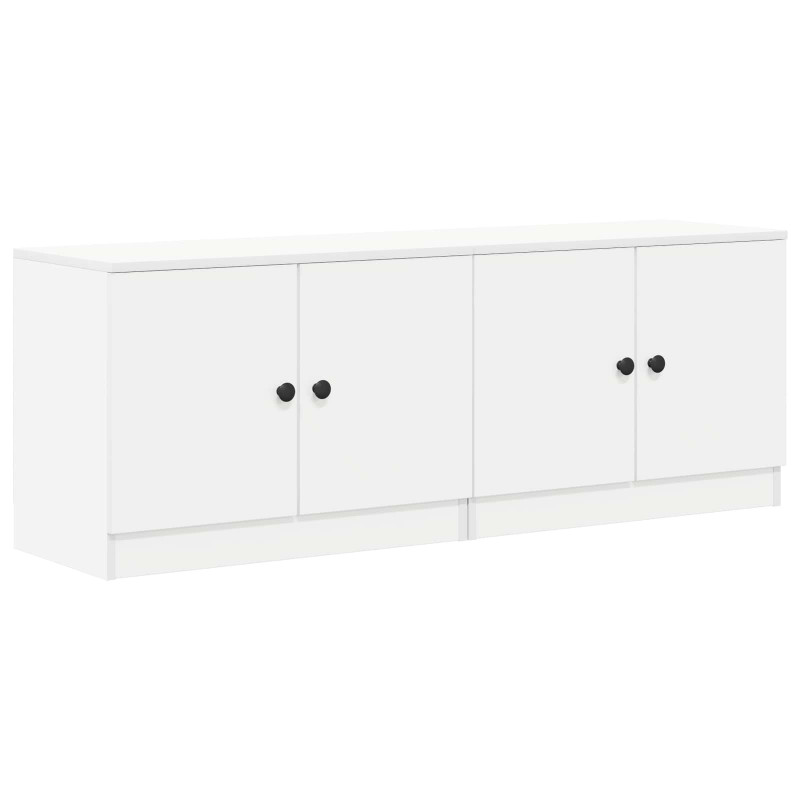 Szafka pod łóżko z przechowywaniem 2 pcs Biały 66 x 35 x 48 cm