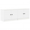 Szafka pod łóżko z przechowywaniem 2 pcs Biały 66 x 35 x 48 cm