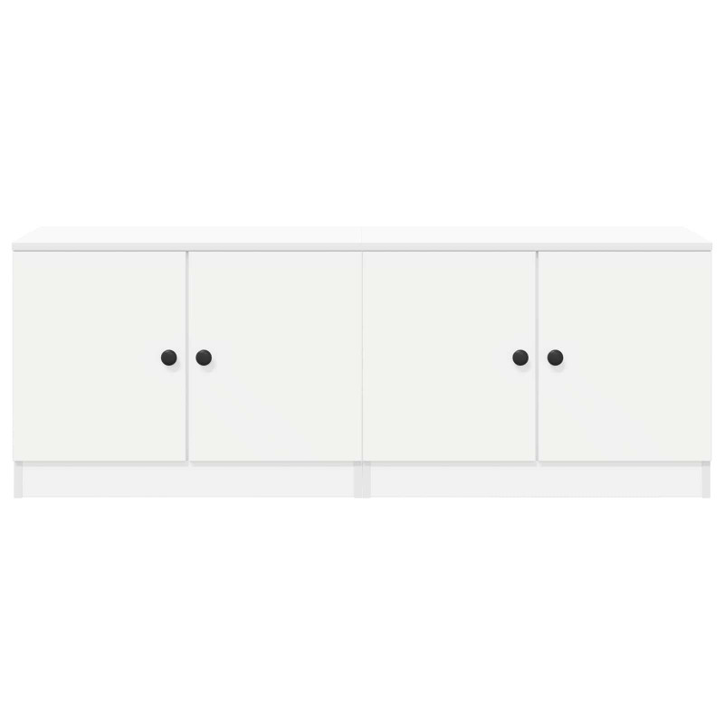 Szafka pod łóżko z przechowywaniem 2 pcs Biały 66 x 35 x 48 cm