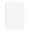 Szafka pod łóżko z przechowywaniem 2 pcs Biały 66 x 35 x 48 cm