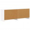 Szafka pod łóżko z przechowywaniem 2 pcs Biały 66 x 35 x 48 cm