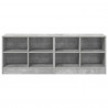 Szafka pod łóżko z półką 2 pcs Betonowy szary 66 x 33 x 48 cm