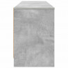 Szafka pod łóżko z półką 2 pcs Betonowy szary 66 x 33 x 48 cm