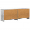 Szafka pod łóżko z półką 2 pcs Betonowy szary 66 x 33 x 48 cm