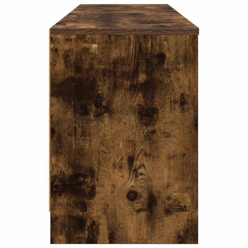 Szafka pod łóżko z półką 2 pcs Dąb wędzony 66 x 33 x 48 cm