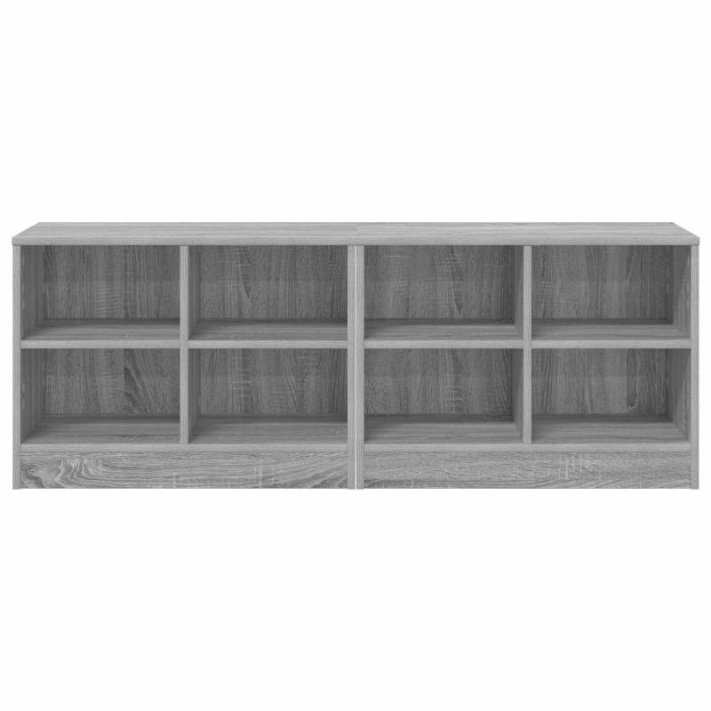 Szafka pod łóżko z półką 2 pcs Szary Sonoma 66 x 33 x 48 cm