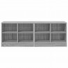 Szafka pod łóżko z półką 2 pcs Szary Sonoma 66 x 33 x 48 cm