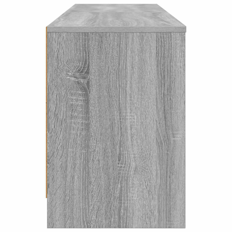 Szafka pod łóżko z półką 2 pcs Szary Sonoma 66 x 33 x 48 cm