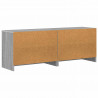 Szafka pod łóżko z półką 2 pcs Szary Sonoma 66 x 33 x 48 cm