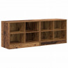 Szafka pod łóżko z półką 2 pcs Stare drewno 66 x 33 x 48 cm