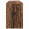 Szafka pod łóżko z półką 2 pcs Stare drewno 66 x 33 x 48 cm