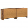 Szafka pod łóżko z półką 2 pcs Stare drewno 66 x 33 x 48 cm