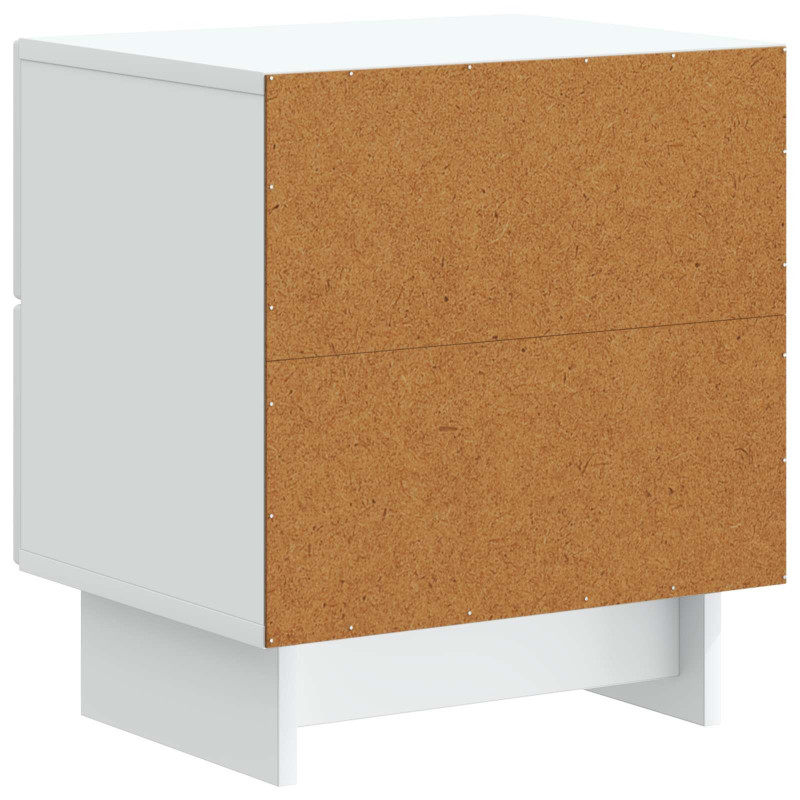 Szafka Nocna z szufladą 2 pcs Biały 43 x 34,5 x 47,5 cm
