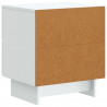 Szafka Nocna z szufladą 2 pcs Biały 43 x 34,5 x 47,5 cm