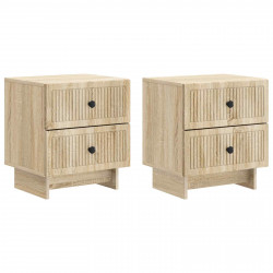 Szafka Nocna z szufladą 2 pcs dąb Sonoma 43 x 34,5 x 47,5 cm